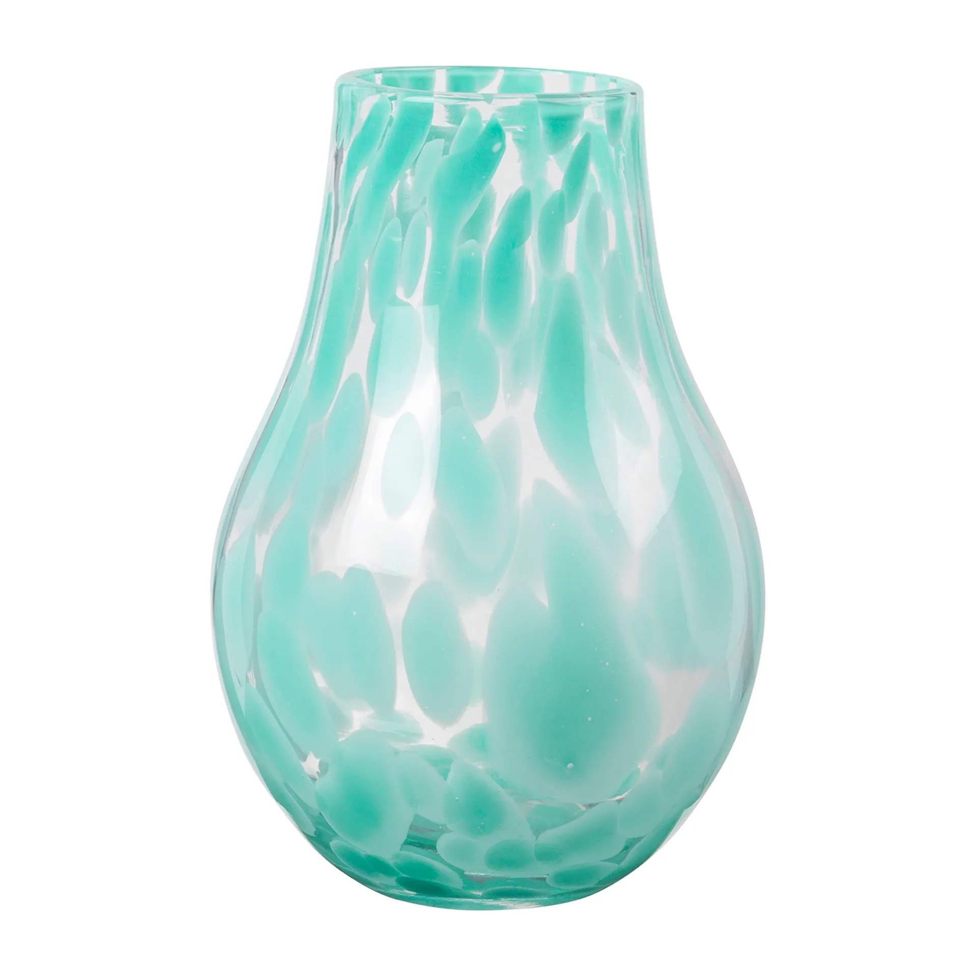 Ada Spot vase 22.5 cm, Light turquoise Broste Copenhagen