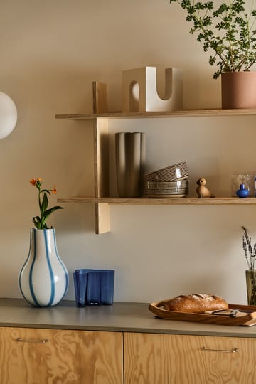 Ada Stripe vase 37 cm - Plain air, light blue - Broste Copenhagen