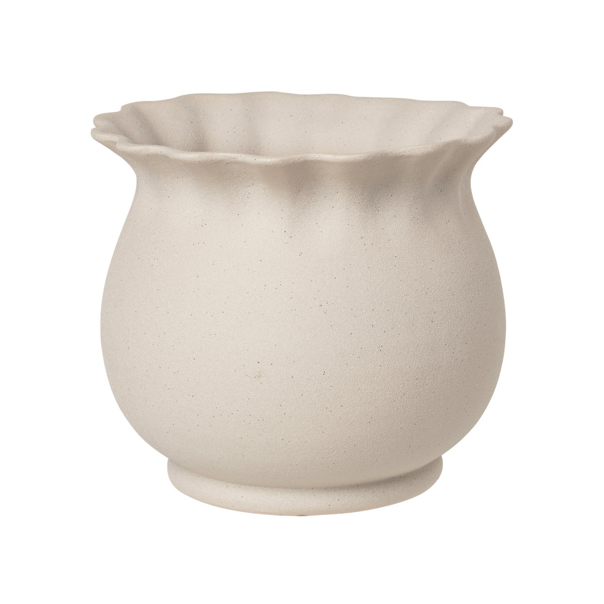Broste Copenhagen Alexa pot Ø25.5 cm Grey sand
