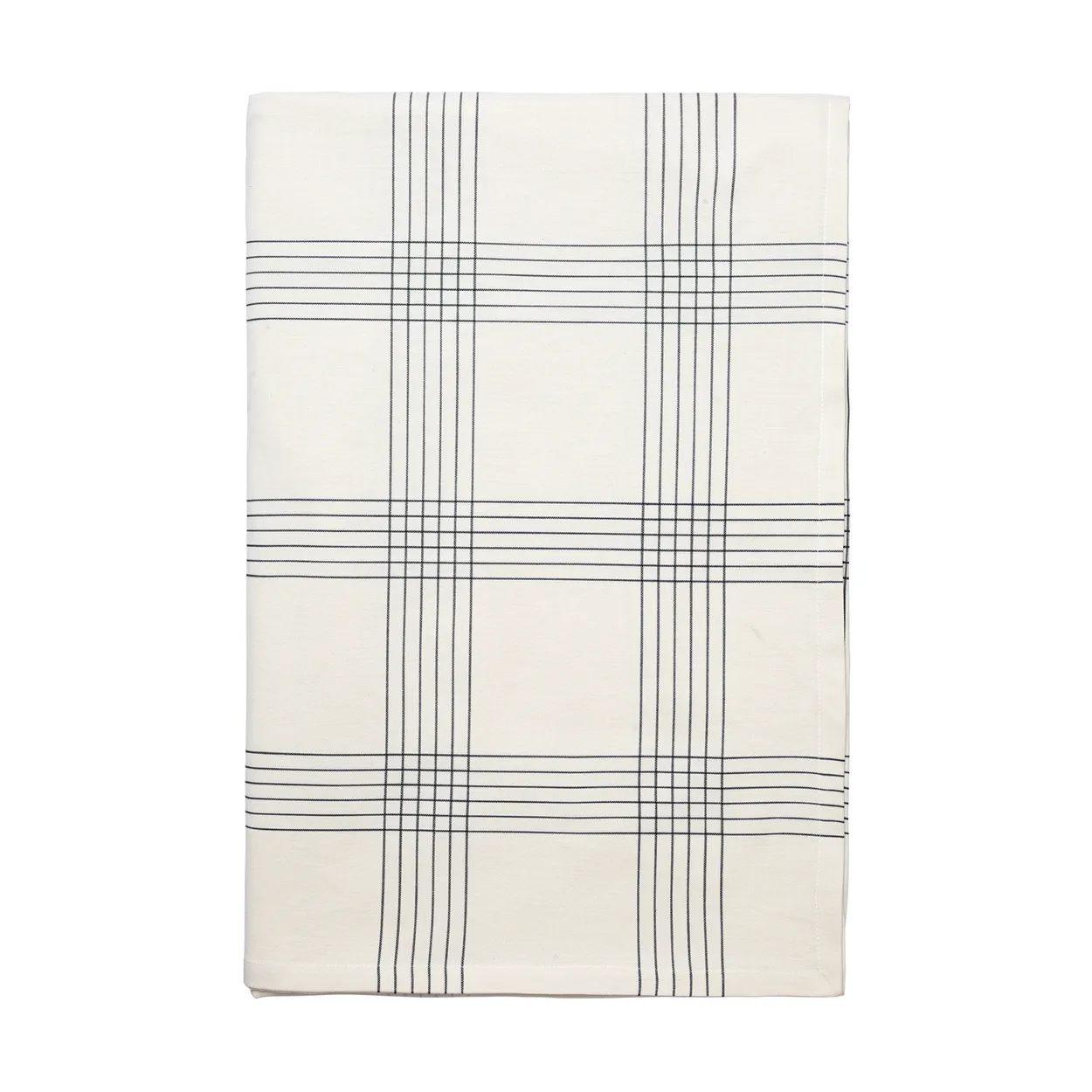 Broste Copenhagen Alice tablecloth 160x200 cm, Black-Natural