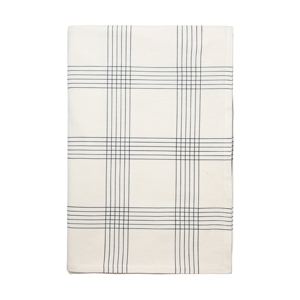 Broste Copenhagen Alice tablecloth 160x300 cm, Black-Natural