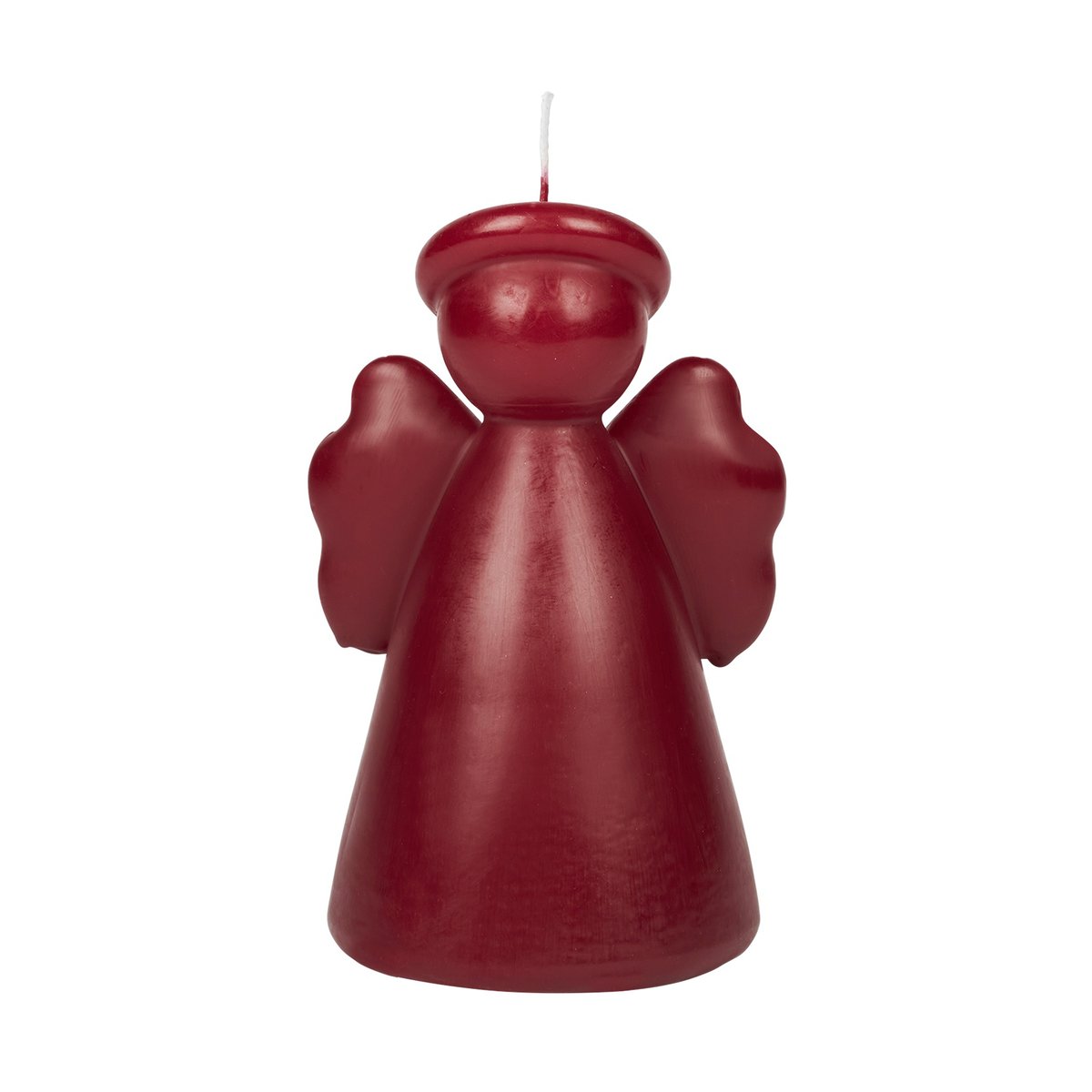 Broste Copenhagen Angel sculpture candle 14 cm Burgundy