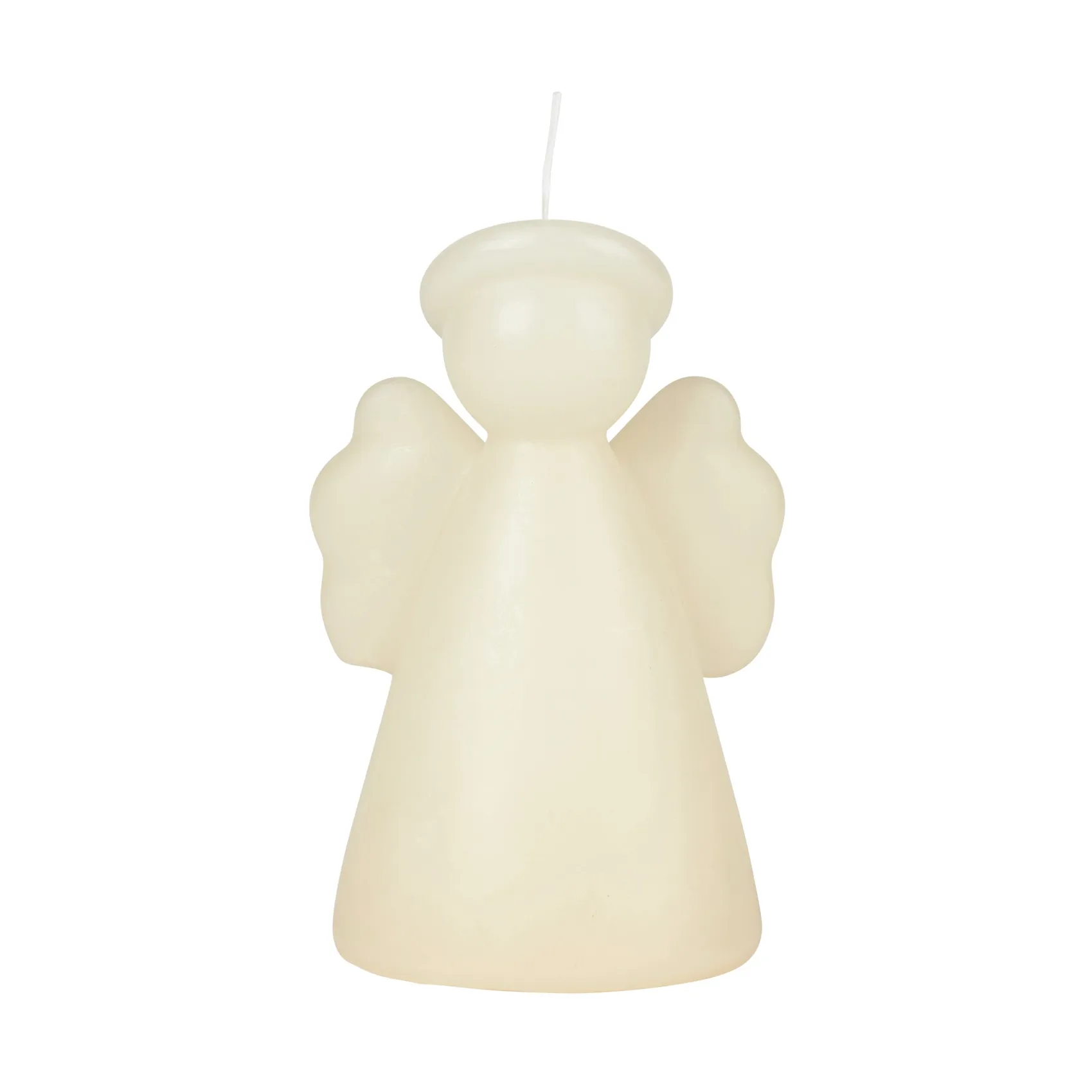 Angel sculpture candle 14 cm, Off white Broste Copenhagen