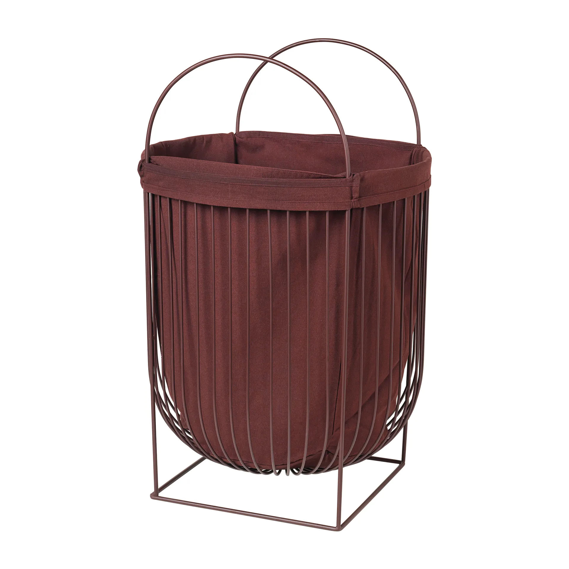 Arild laundry basket, Puce Aubergine Broste Copenhagen