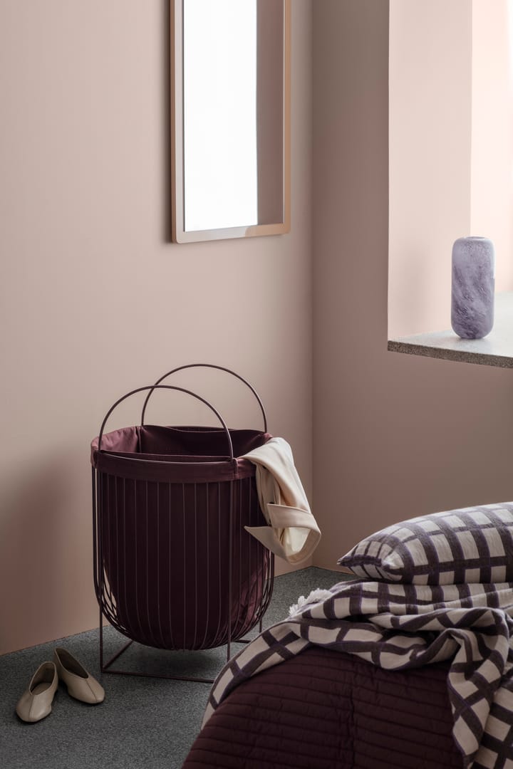 Arild laundry basket, Puce Aubergine Broste Copenhagen