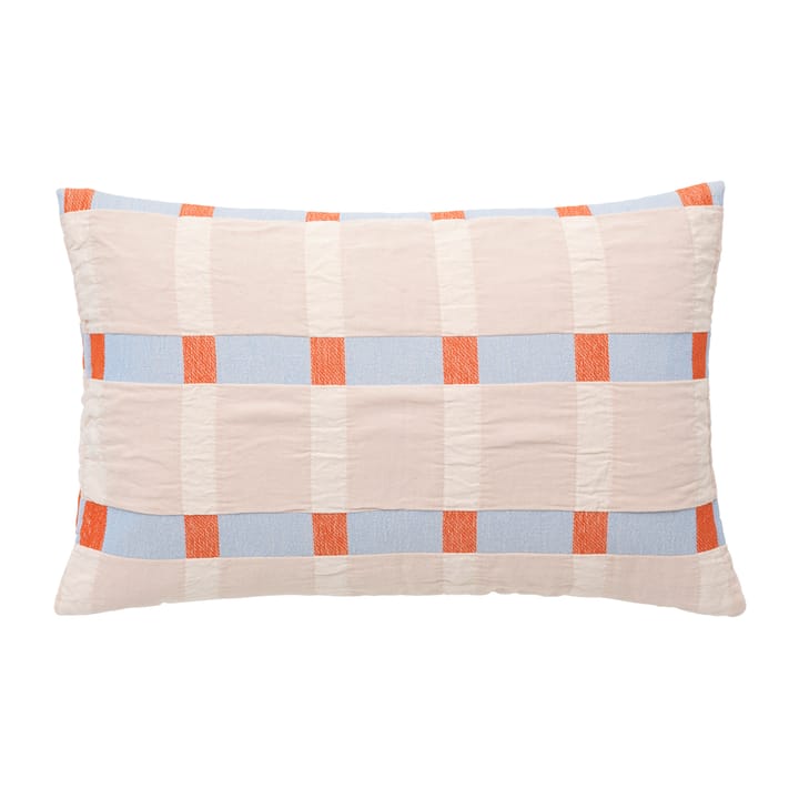 Asta pillowcase 40x60 cm - Pumkin orange-pale blush - Broste Copenhagen