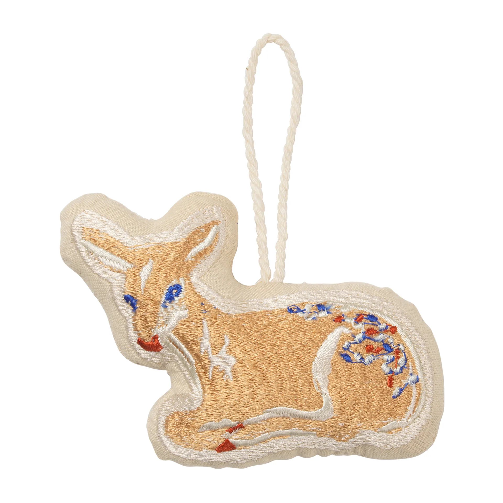 Baby Deer tree decoration, Warm beige Broste Copenhagen