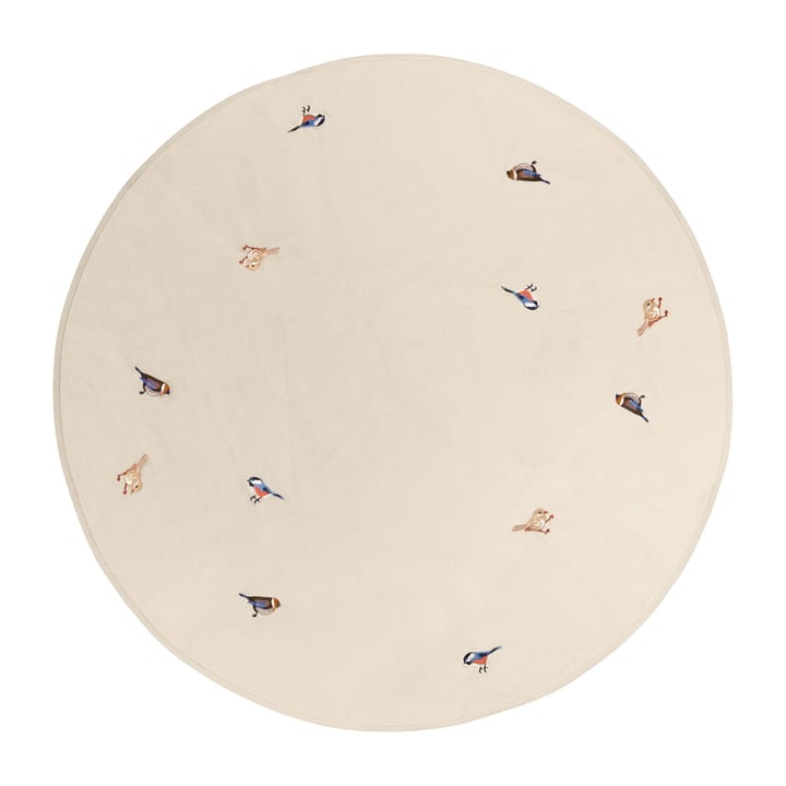 Bird Christmas tree rug, Brazilian sand Broste Copenhagen