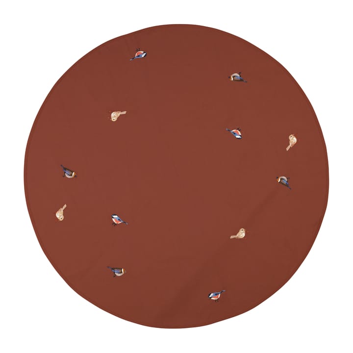 Bird Christmas tree rug, Smoked paprika Broste Copenhagen
