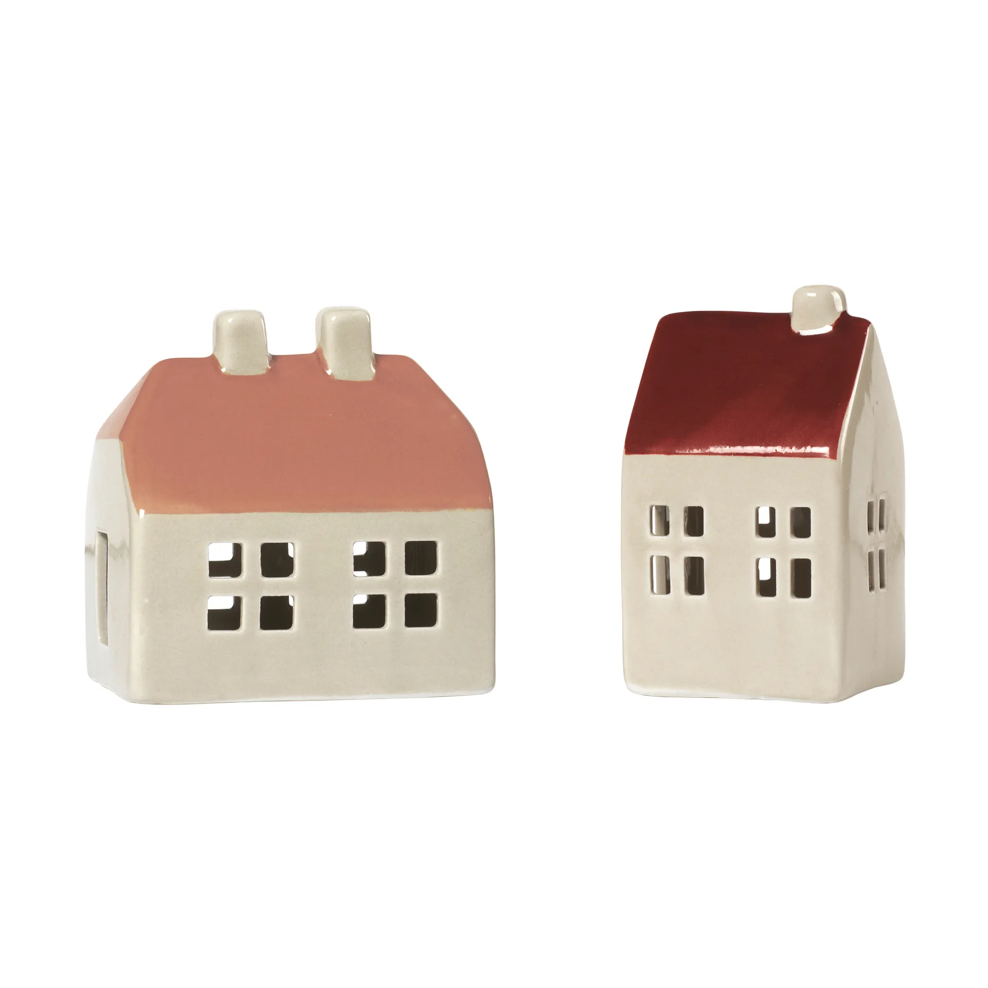 Bo decorative house 2 pieces, Nut Brown Broste Copenhagen