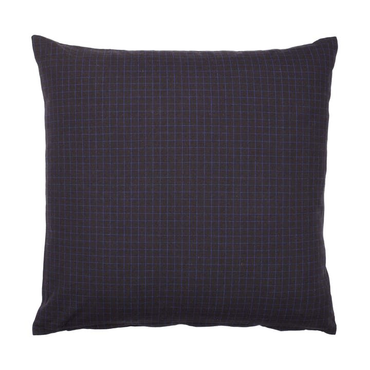 Bodil cushion cover 50x50 cm - Black-intense blue - Broste Copenhagen