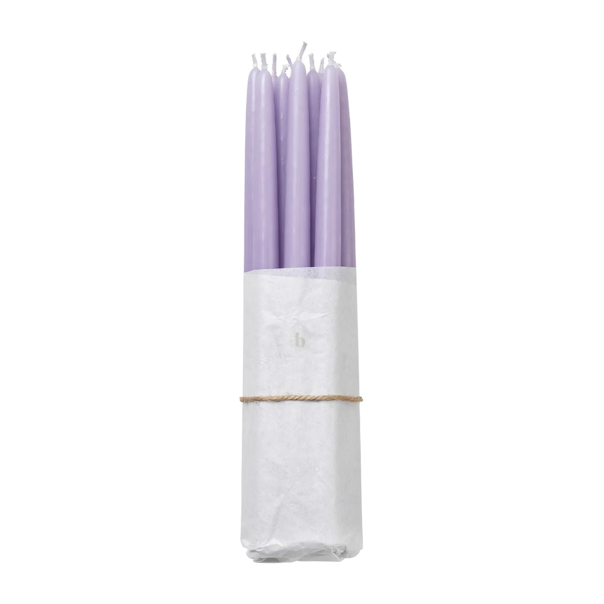 Broste Copenhagen Broste Copenhagen dipped antique candles 10-pack Orchid light purple