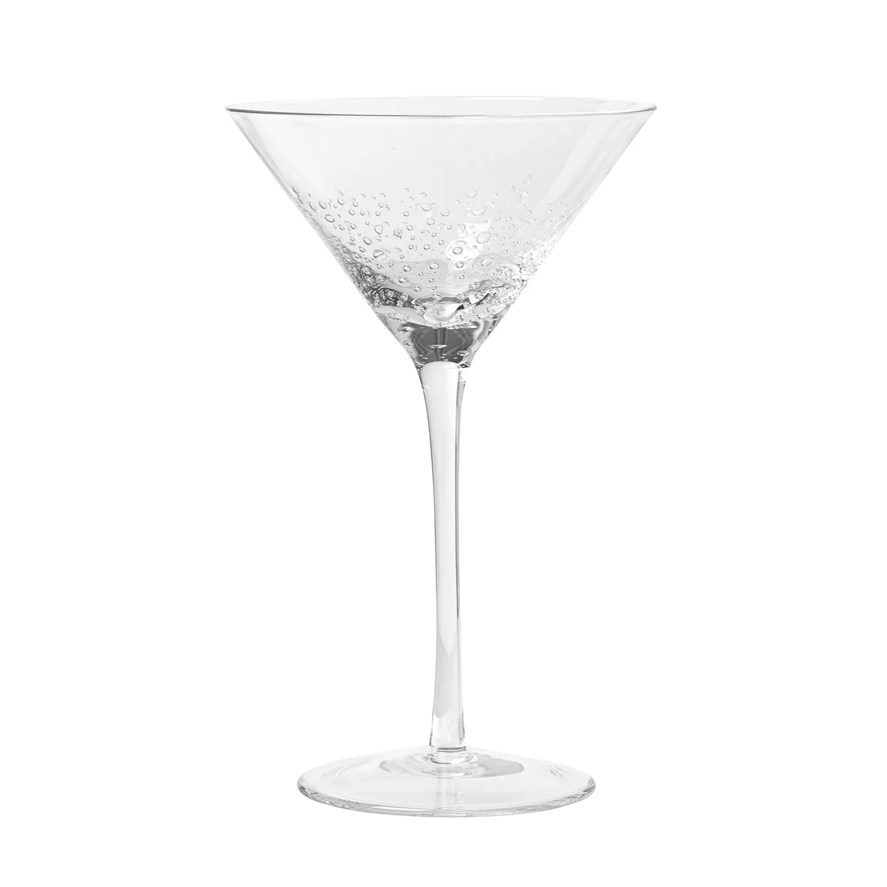 Broste Copenhagen Bubble martini glass 20 cl | Scandinavian Design | Cocktail & Martini glasses | Transparent