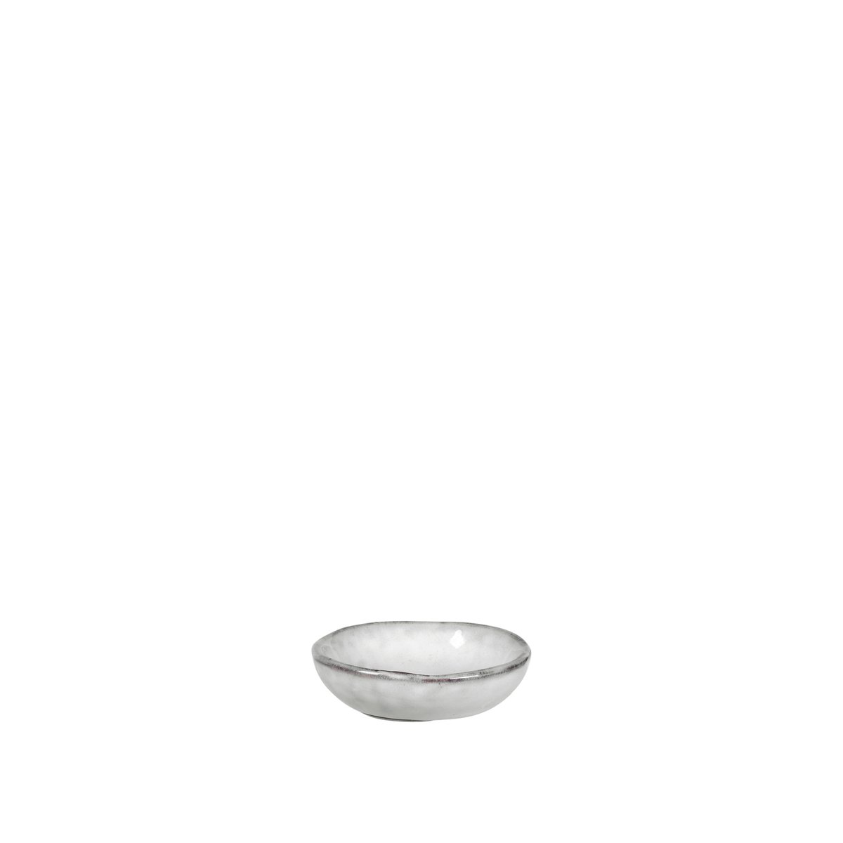 Broste Copenhagen Butter Dish Nordic Sand o7 cm | Scandinavian Design | Serving bowls | White