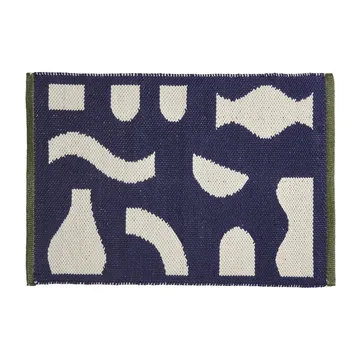 Ceres doormat 50x70 cm - Recycled pet blue - Broste Copenhagen