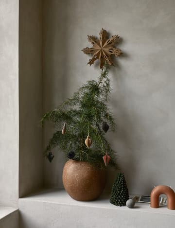 Christmas mix decoration 6-pack - Indian tan - Broste Copenhagen