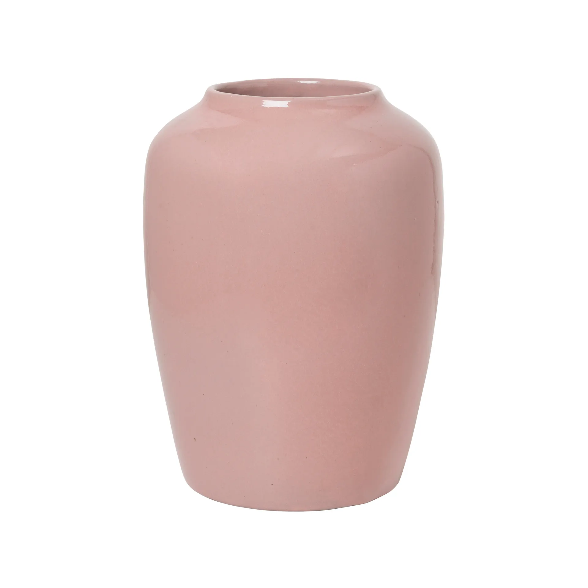 Cph Curve ceramic vase 24.5 cm, light red Broste Copenhagen