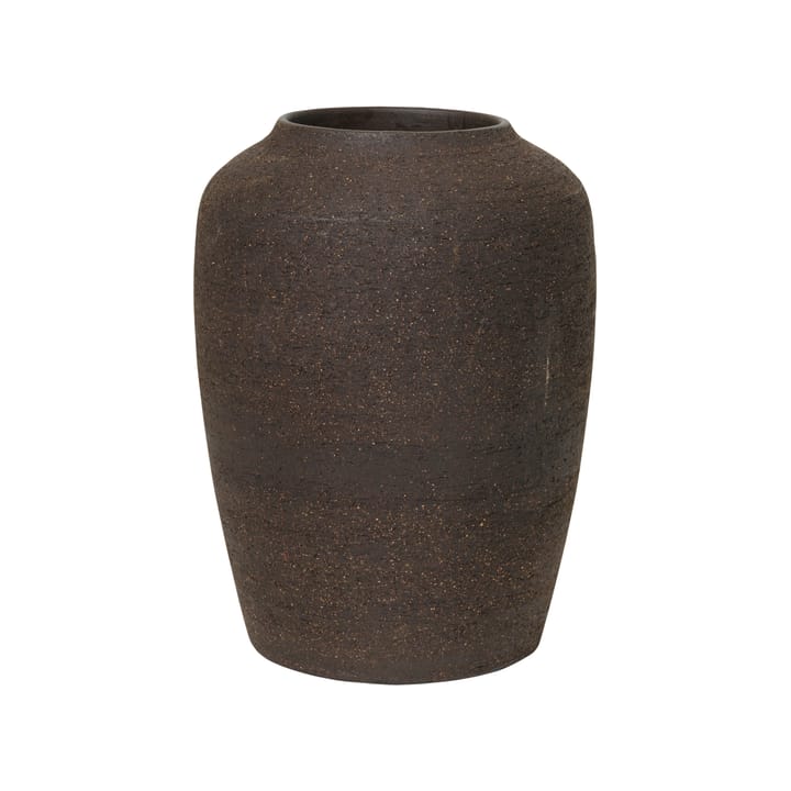 Cph Curve ceramic vase 24.5 cm, raw brown Broste Copenhagen