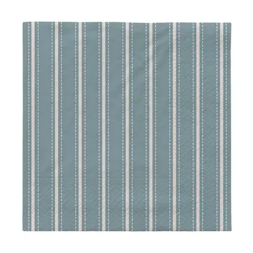 Dolly paper napkins 33x33 cm 20-pack - Light blue-white - Broste Copenhagen