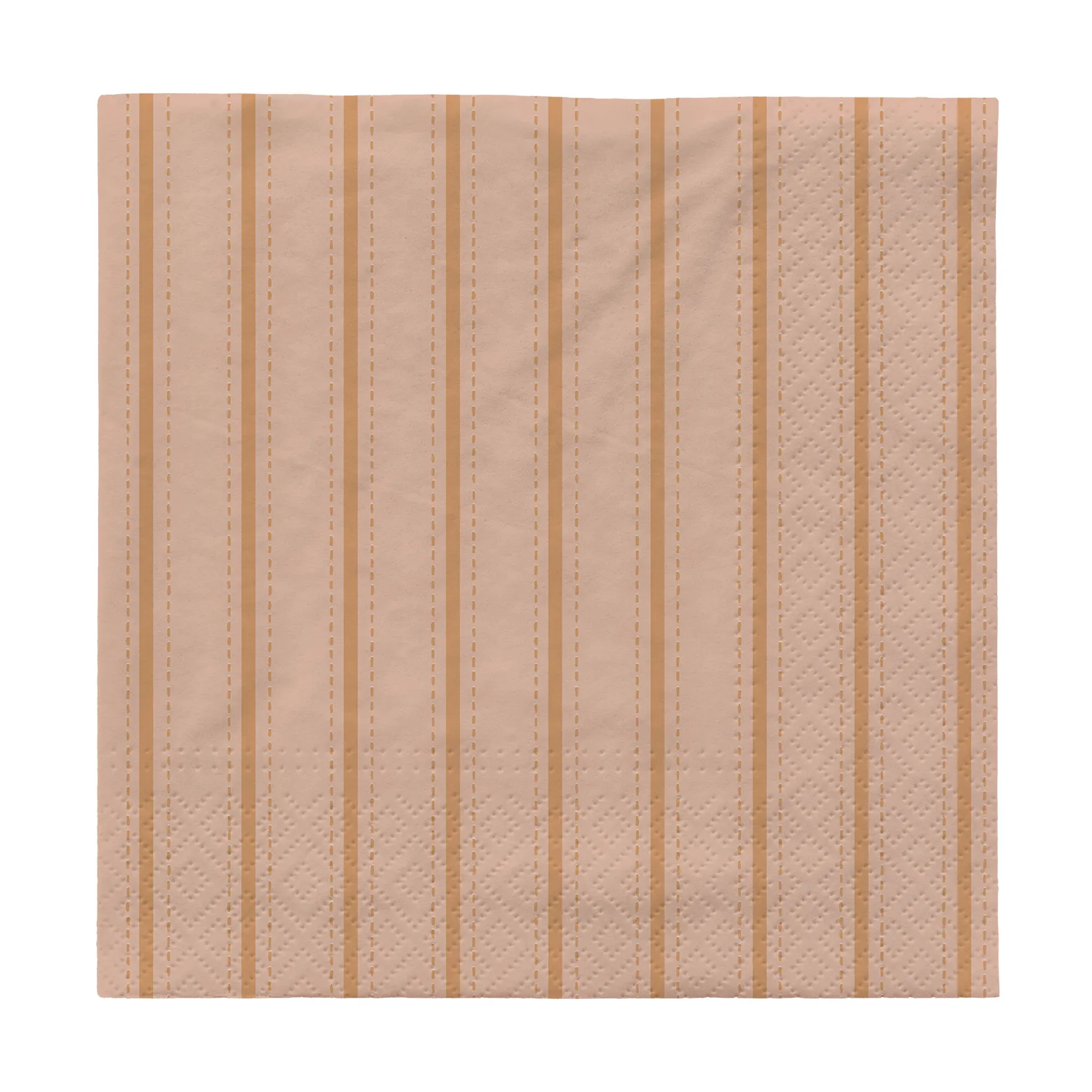 Dolly paper napkins 33x33 cm 20-pack, Soft pink-cinnamon sand Broste Copenhagen