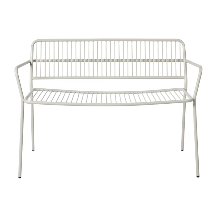 Eden bench with arm support - Beige grey - Broste Copenhagen