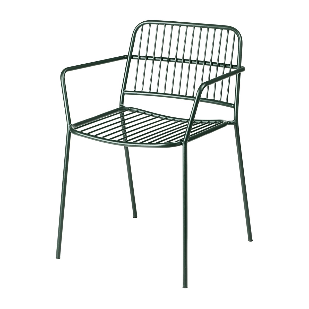 Broste Copenhagen Eden karm chair Forest green | Scandinavian Design | Garden chairs | Green