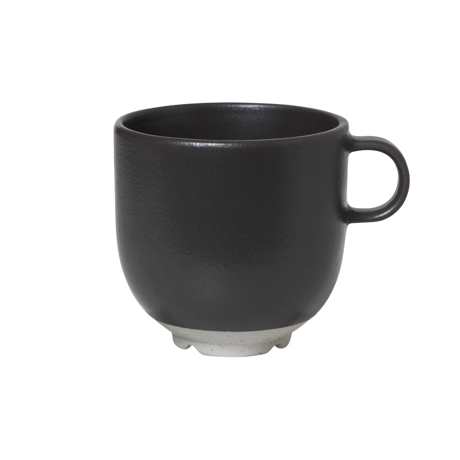 Eli mug with handle 20 cl, matte charcoal Broste Copenhagen