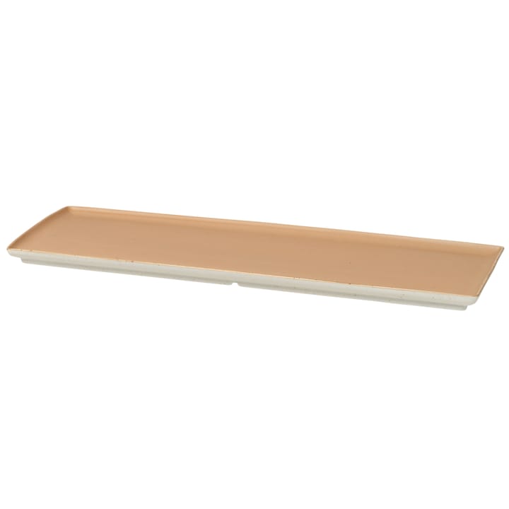 Eli plate 12x34 cm - matte light camel - Broste Copenhagen