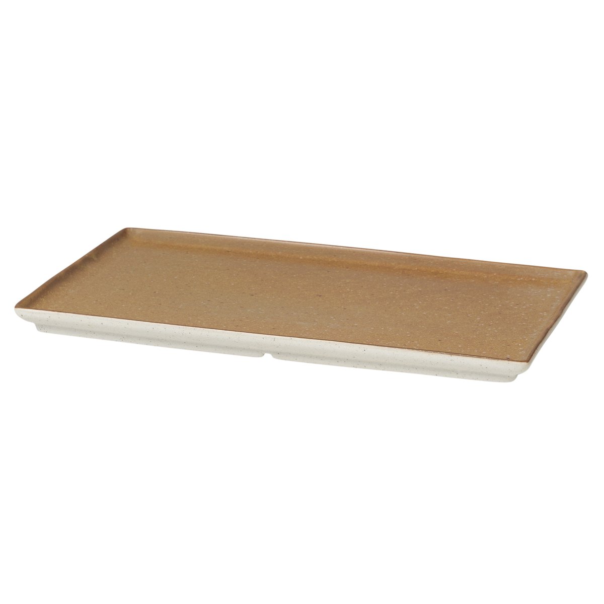 Broste Copenhagen Eli plate 15x26 cm caramel brown | Scandinavian Design | Dinner plates | Orange