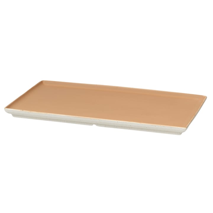 Eli plate 15x26 cm - matte soft light camel - Broste Copenhagen