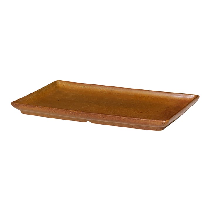 Eli plate 17.6x20 cm - caramel brown - Broste Copenhagen