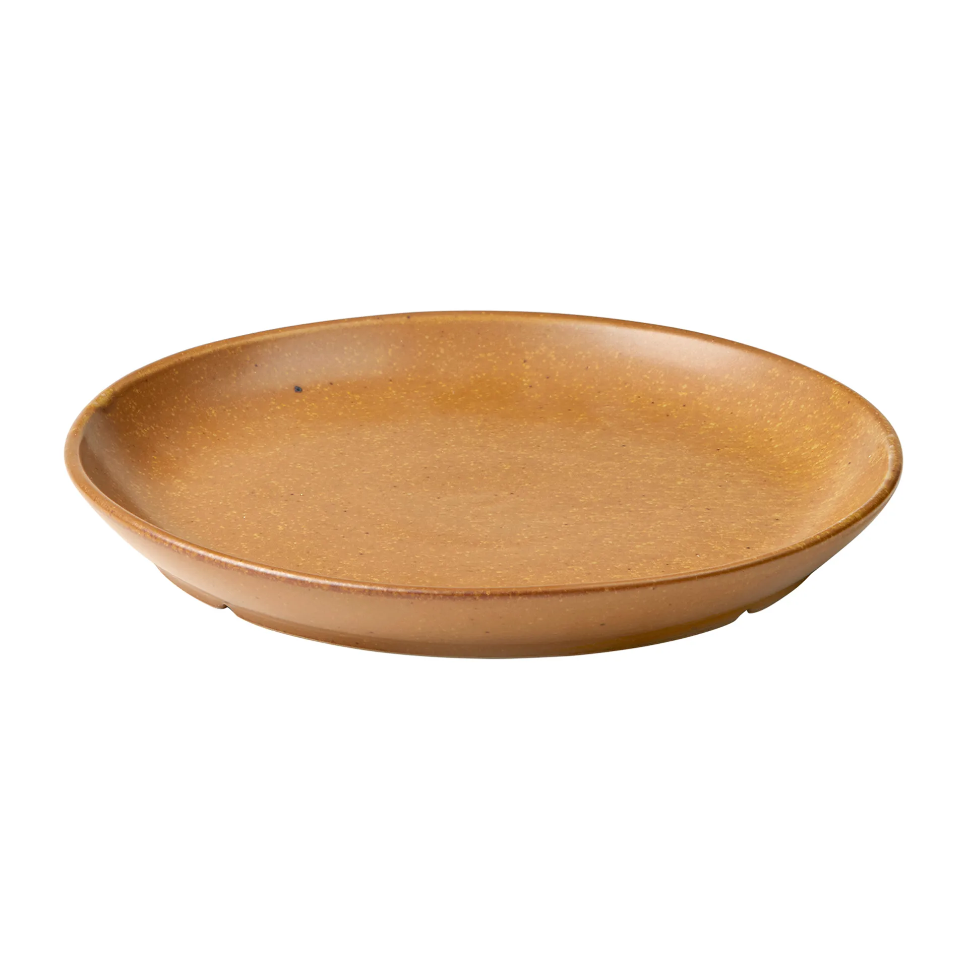 Eli small plate Ø20 cm, Caramel brown Broste Copenhagen