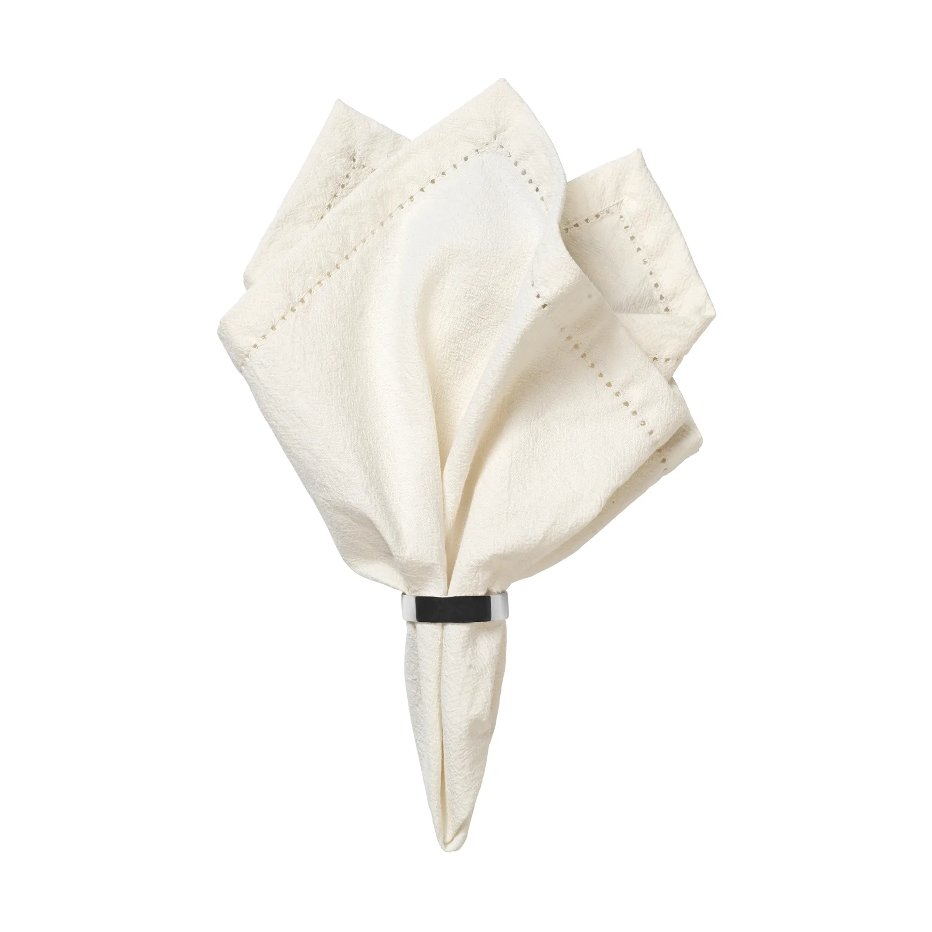 Elin fabric napkin 45x45 cm, Off white Broste Copenhagen