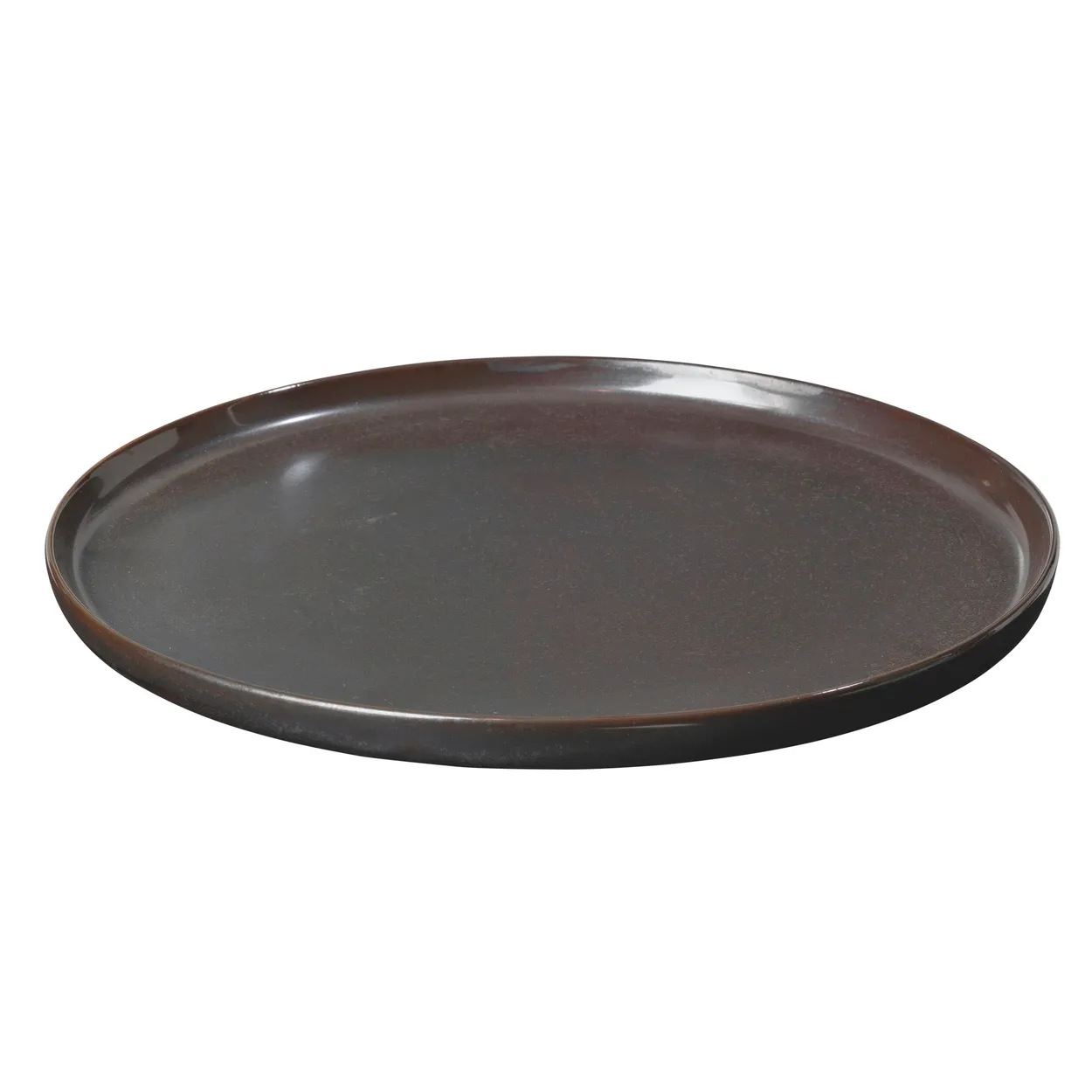 Broste Copenhagen Esrum Night plate o 28 cm | Scandinavian Design | Small plates & side plates | Brown