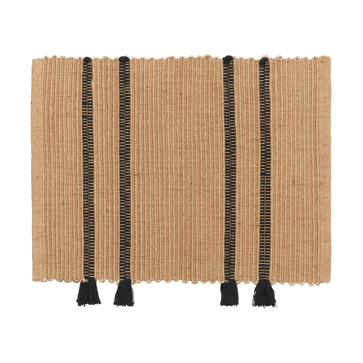 Broste Copenhagen Ezra door mat 50x70 cm Natural-black