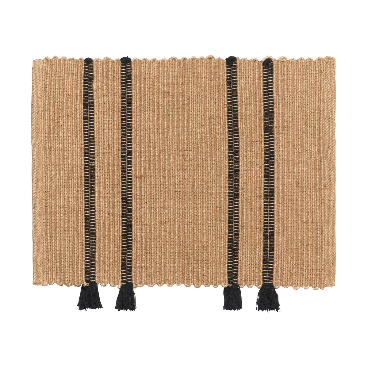 Broste Copenhagen Ezra door mat 50x70 cm Natural-black