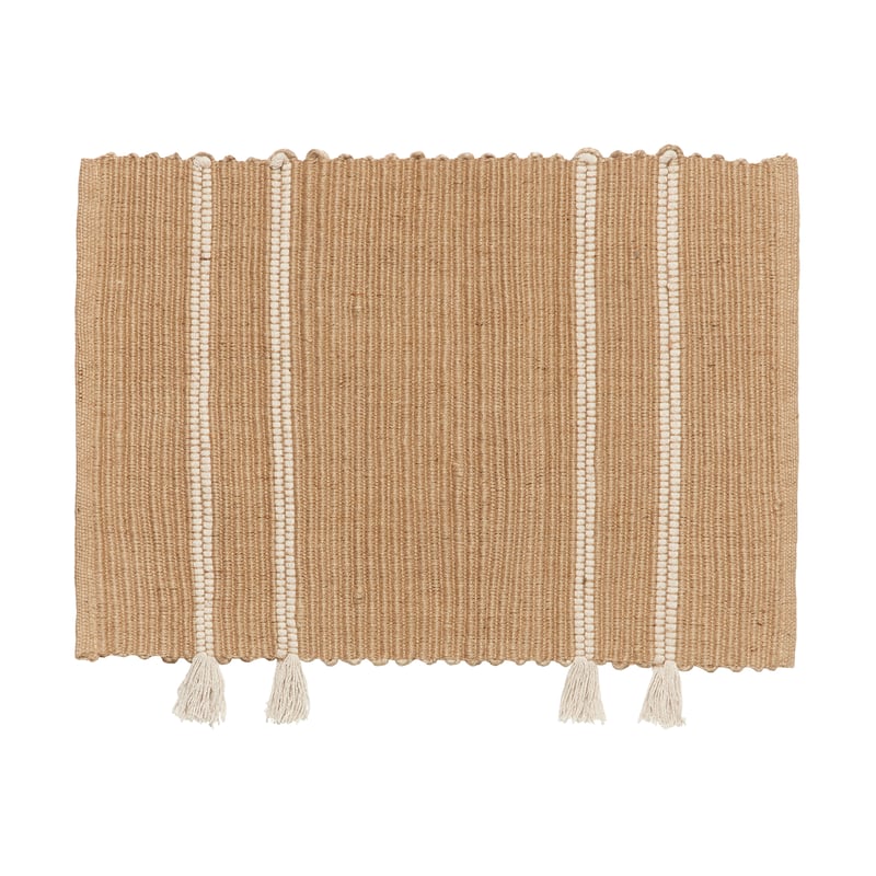 Broste Copenhagen Ezra door mat 50x70 cm Natural-off white