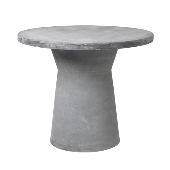 Broste Copenhagen Fiber board o90 cm Charcoal | Scandinavian Design | Coffee tables | Grey