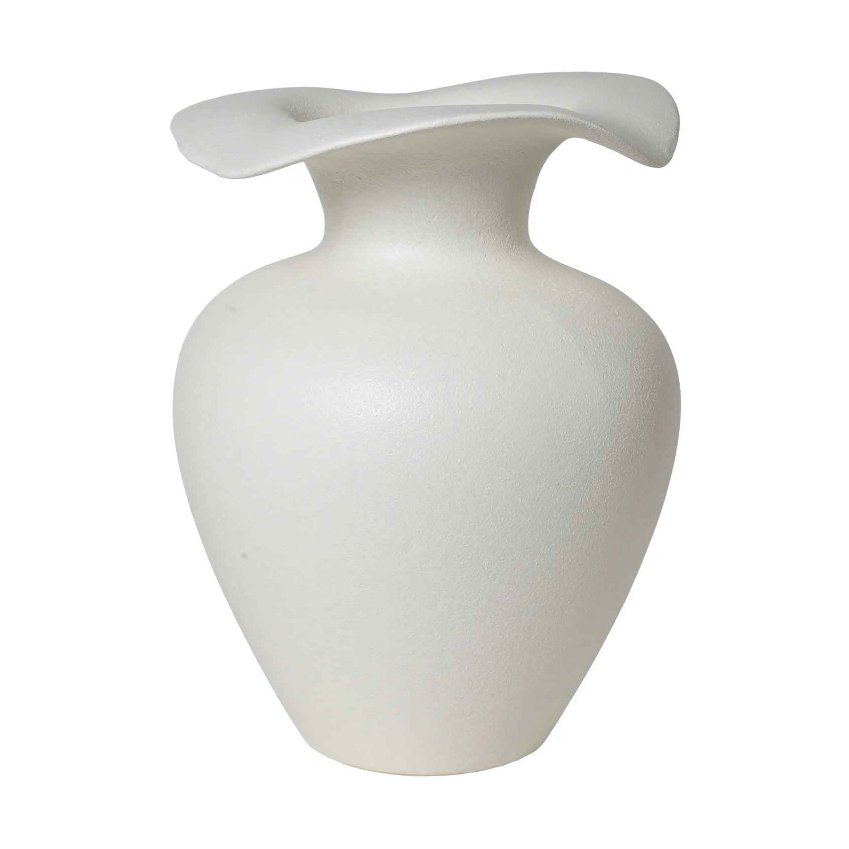 Florentina vase M 32 cm, White Broste Copenhagen