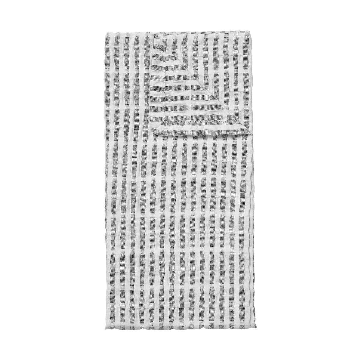 Broste Copenhagen Folke kitchen towel 50x70 cm Black-natural