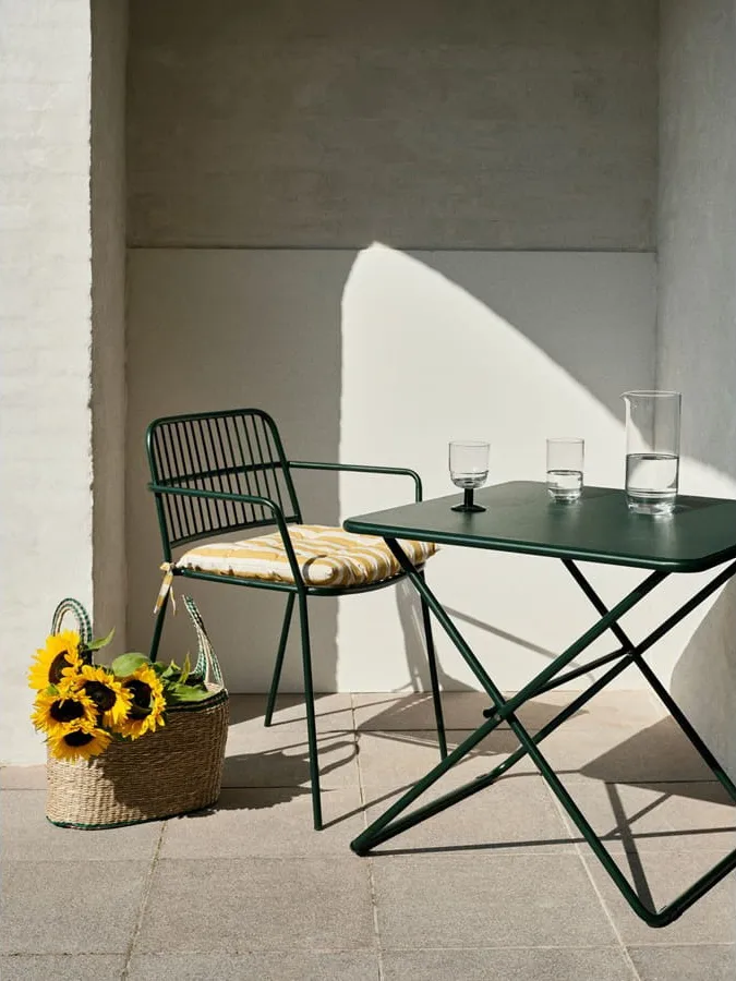 Franca seat cushion 42x44 cm, Harvest gold Broste Copenhagen