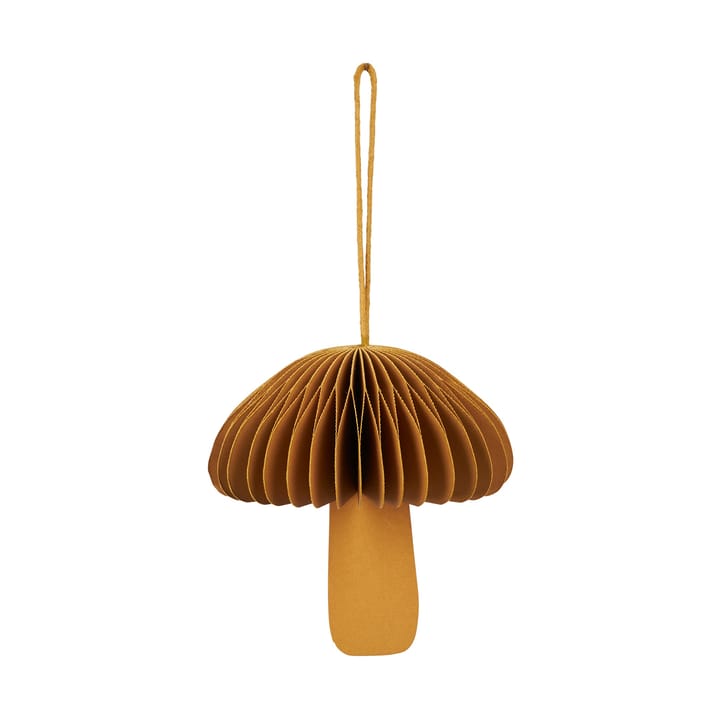 Fungi Christmas tree decoration - Mustard - Broste Copenhagen