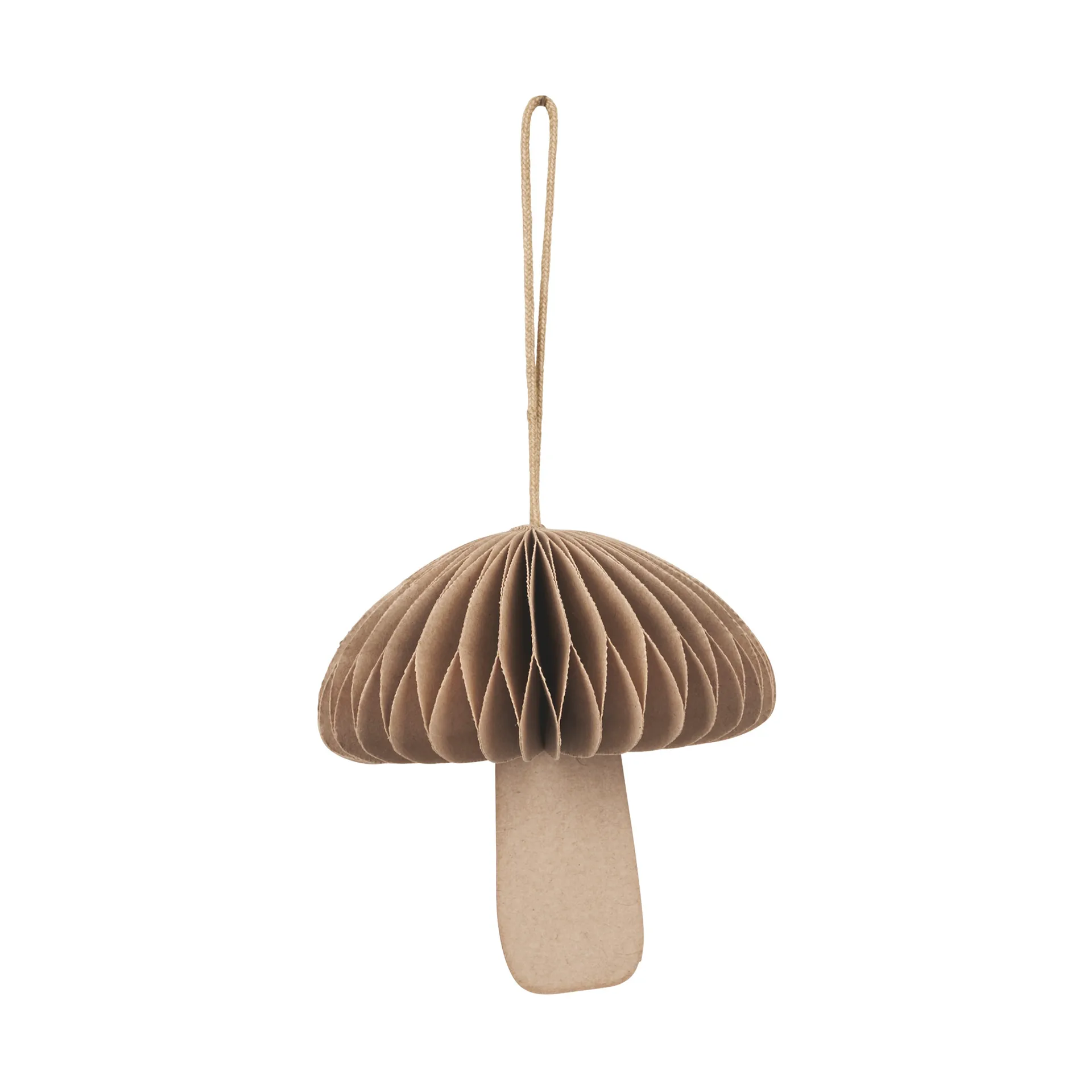 Fungi Christmas tree decoration, Natural brown Broste Copenhagen