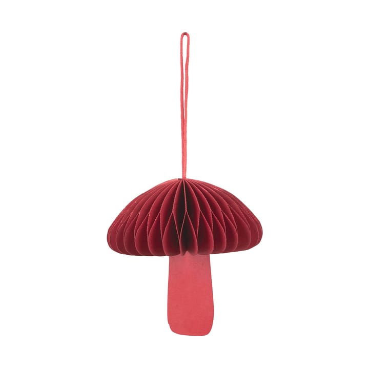 Fungi Christmas tree decoration - Pompeian red - Broste Copenhagen