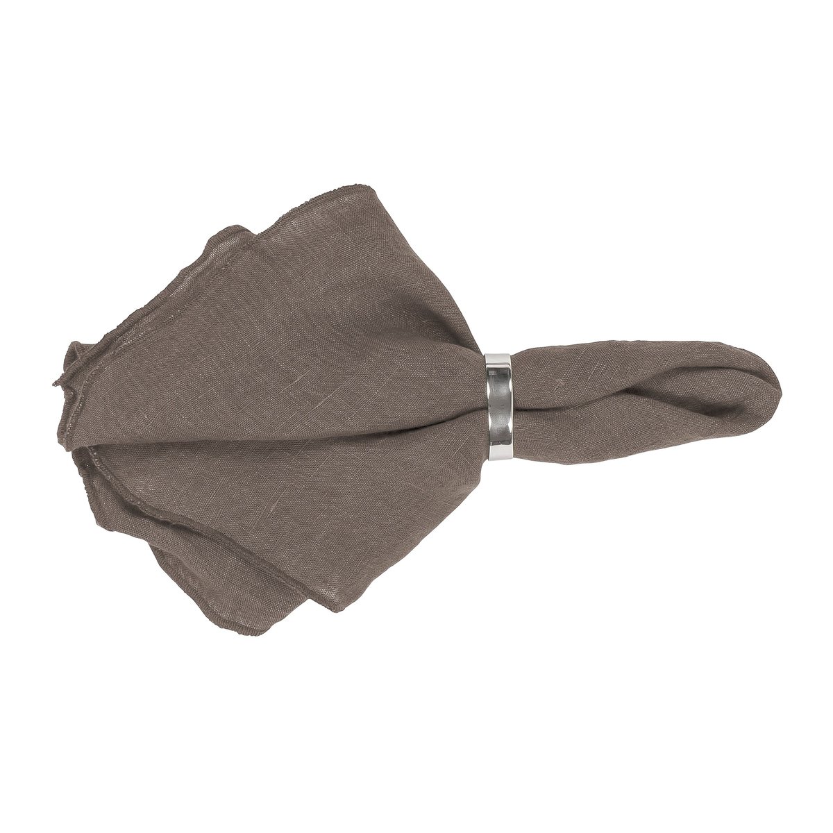 Broste Copenhagen Gracie linen napkins brown-grey | Scandinavian Design | Linen & cotton napkins | Brown