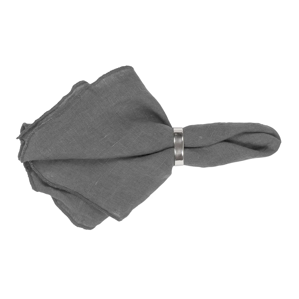 Broste Copenhagen Gracie linen napkins grey | Scandinavian Design | Linen & cotton napkins | Grey