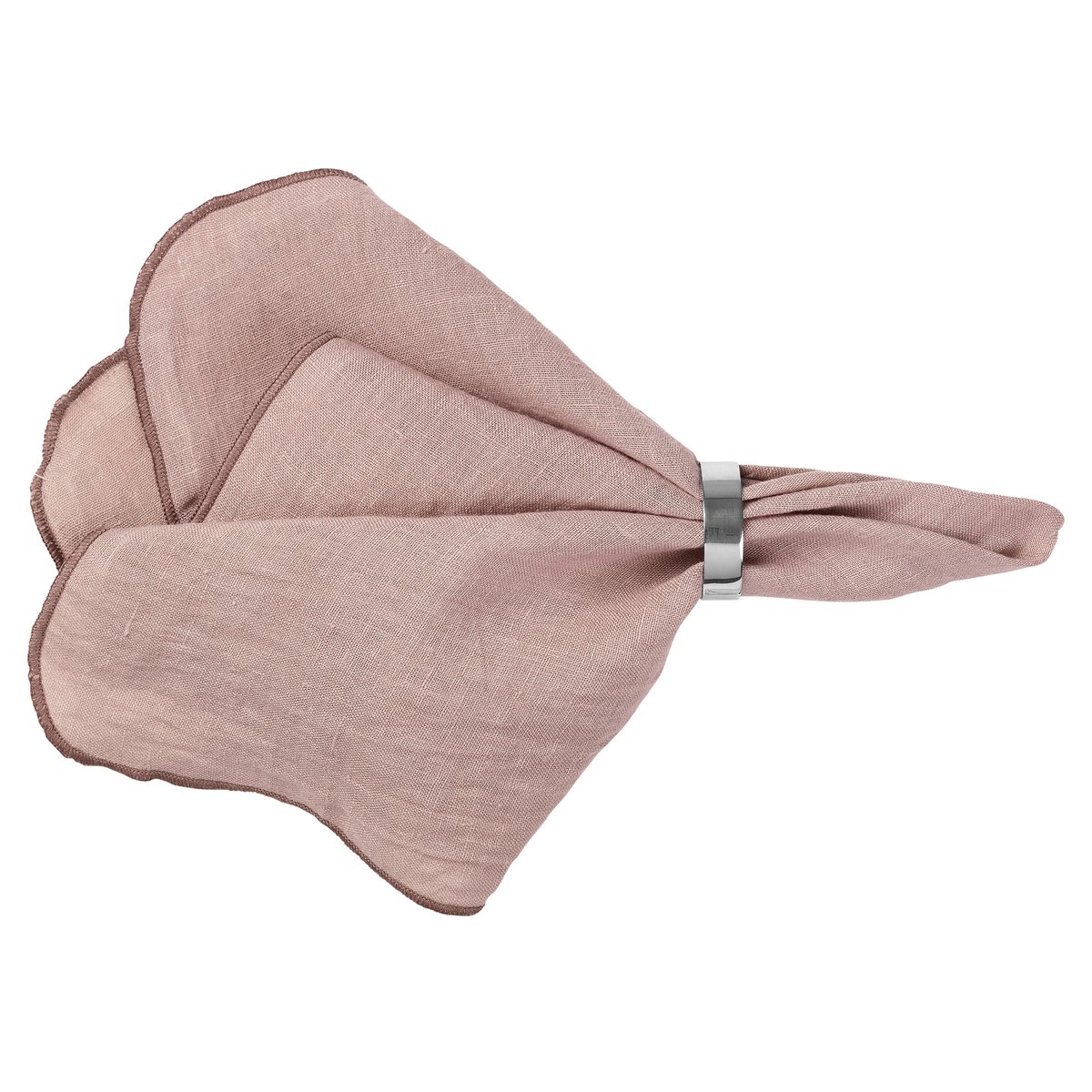 Broste Copenhagen Gracie linen napkins pink | Scandinavian Design | Linen & cotton napkins | Pink