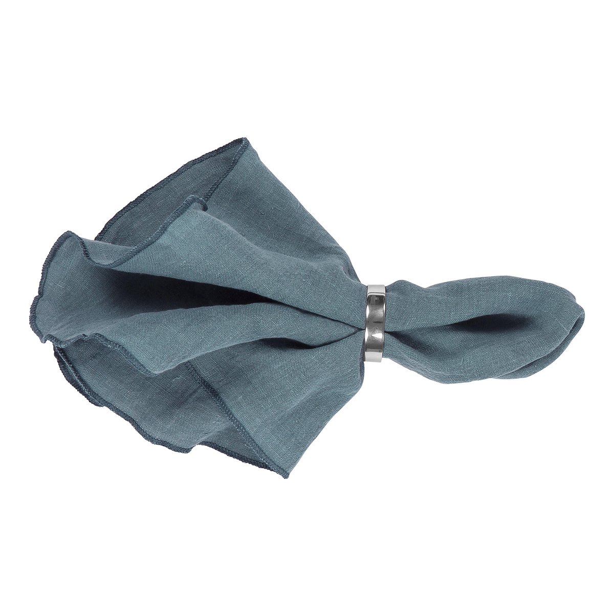 Broste Copenhagen Gracie linen napkins turquoise | Scandinavian Design | Linen & cotton napkins | Turquoise