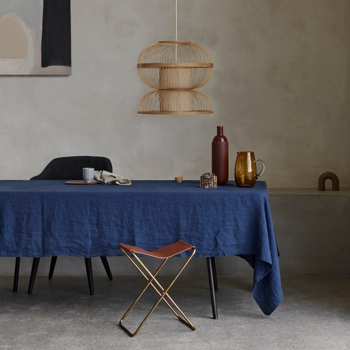 Gracie table cloth 160x300 cm, dark blue Broste Copenhagen