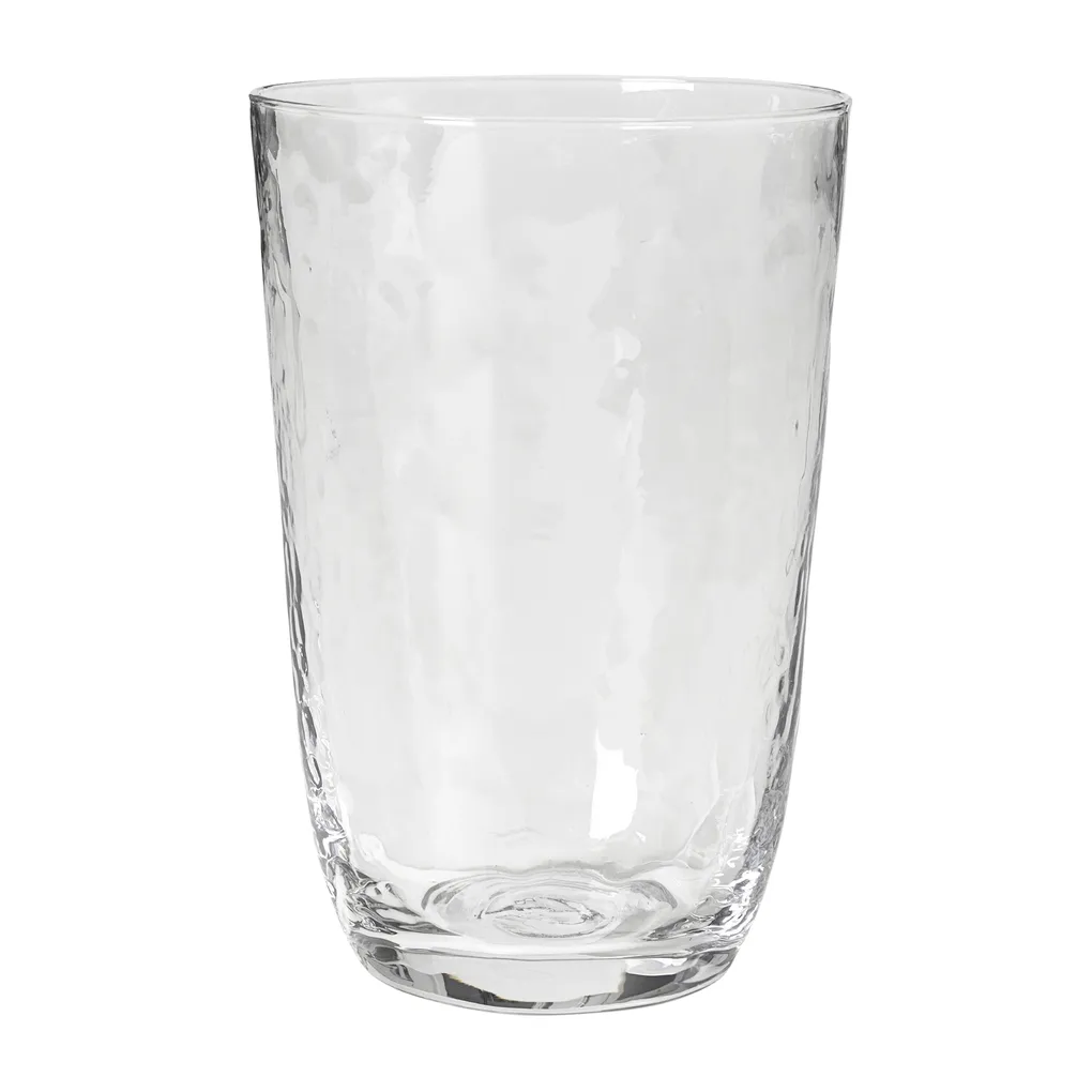 Hammered drinking glass 50 cl from Broste Copenhagen - NordicNest.com